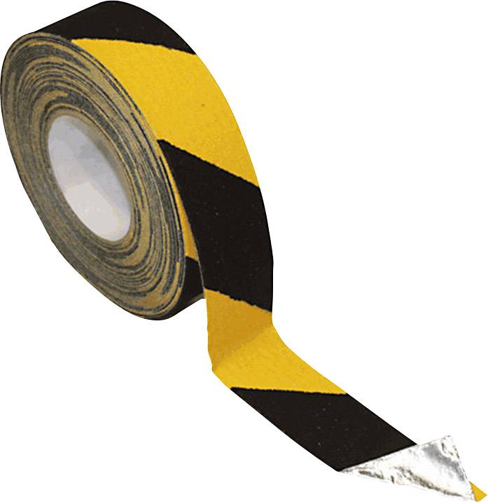 B-Safety AR246050 Antirutschbelag formbar Gelb, Schwarz (L x B) 18.3m x 50mm