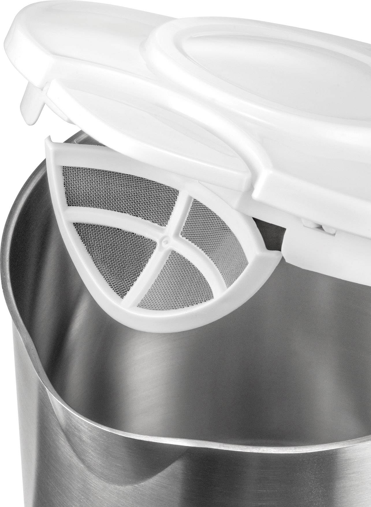 Unold Wasserkocher Edelstahl, Weiß Fassungsvermögen: 1.5 l