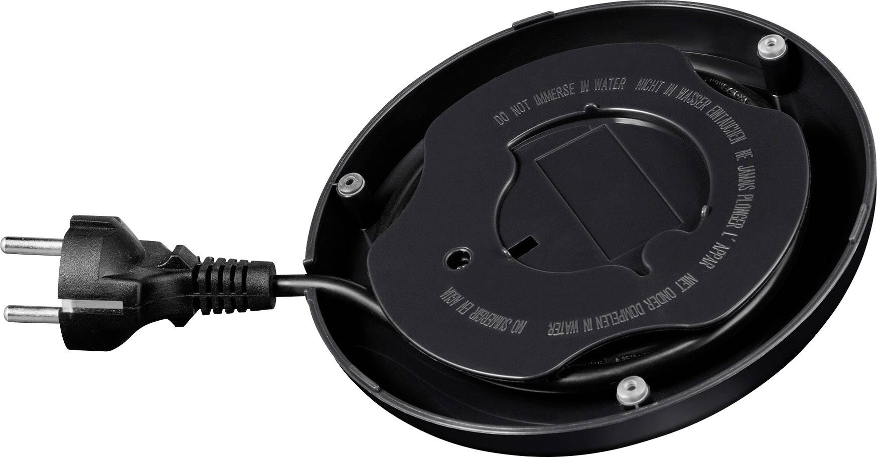 Unold Wasserkocher Edelstahl, Schwarz Fassungsvermögen: 1.5 l