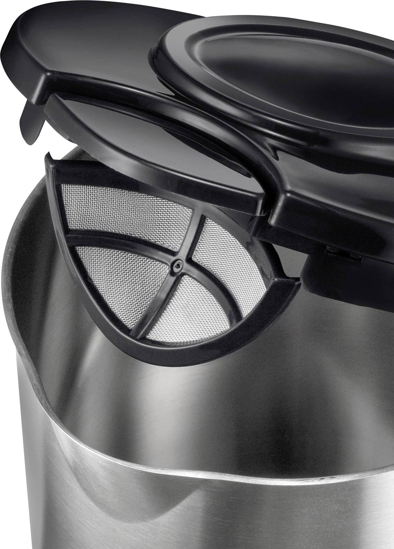 Unold Wasserkocher Edelstahl, Schwarz Fassungsvermögen: 1.5 l