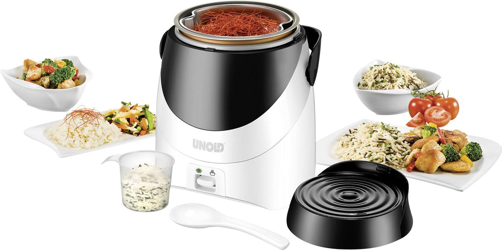 Unold Reiskocher Weiß, Schwarz