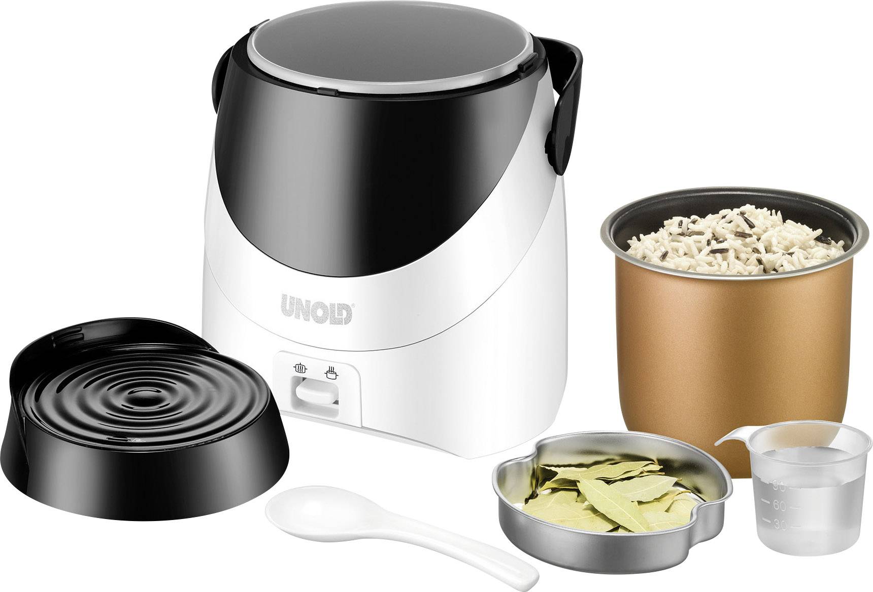 Unold Reiskocher Weiß, Schwarz