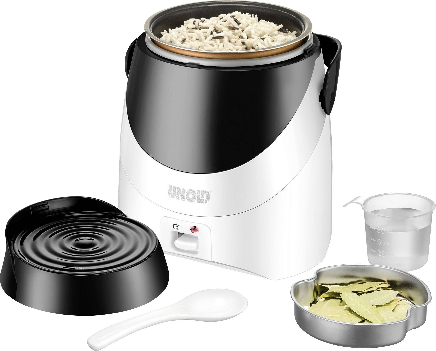 Unold Reiskocher Weiß, Schwarz