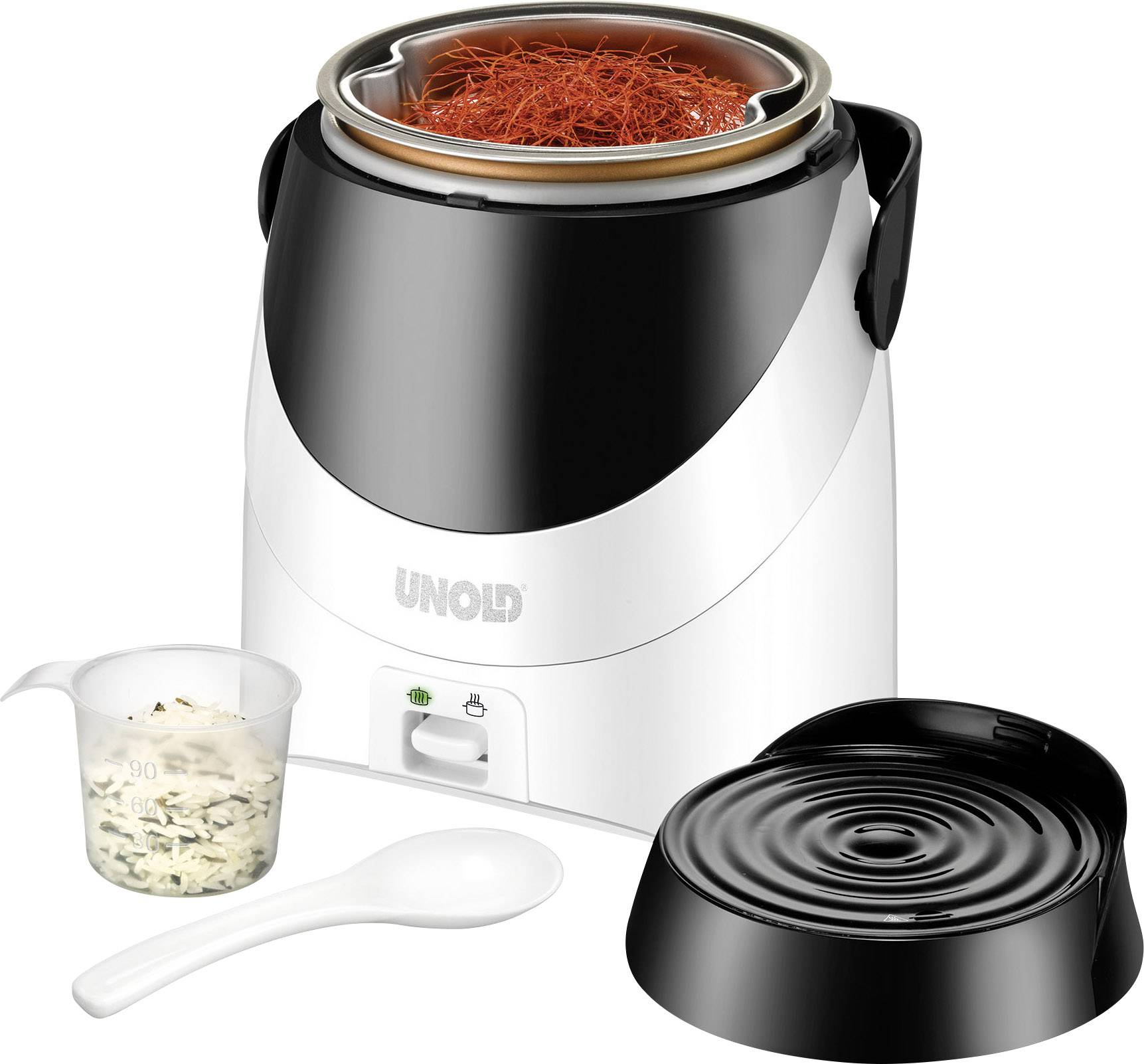 Unold Reiskocher Weiß, Schwarz