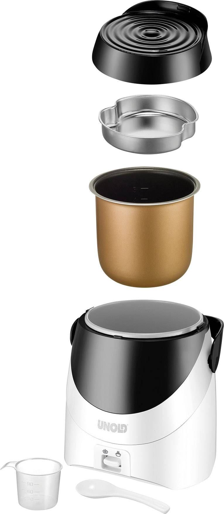 Unold Reiskocher Weiß, Schwarz