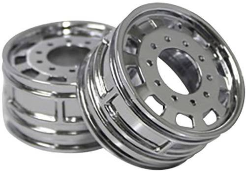 1:14 LKW Felgen ABS Kunststoff Euro-Optik Chrom 1 Paar