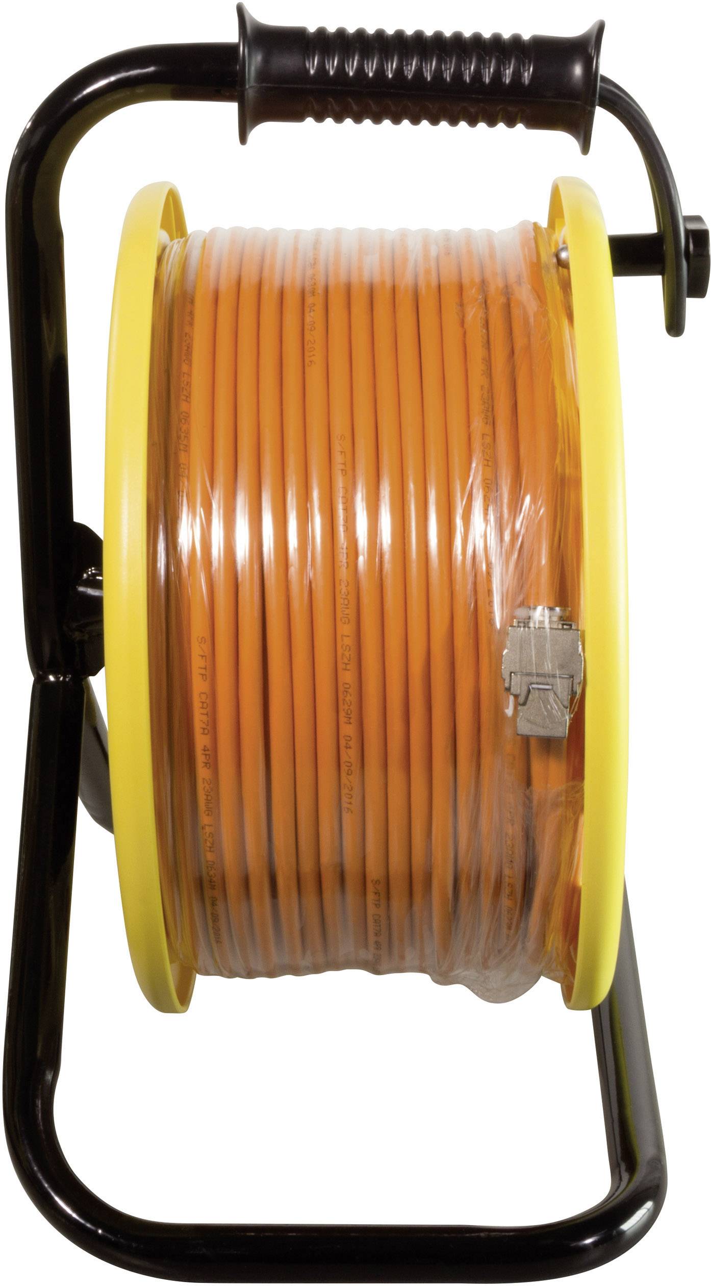 LogiLink RJ45 Netzwerk Kabeltrommel S/FTP 90.00 m Orange Halogenfrei
