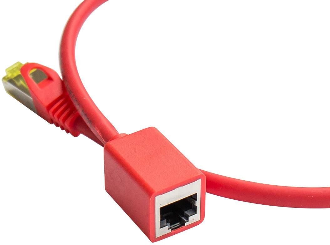 Good Connections 8070VR-005R RJ45 S/FTP 0.50 m Rot vergoldete Steckkontakte 1 St.