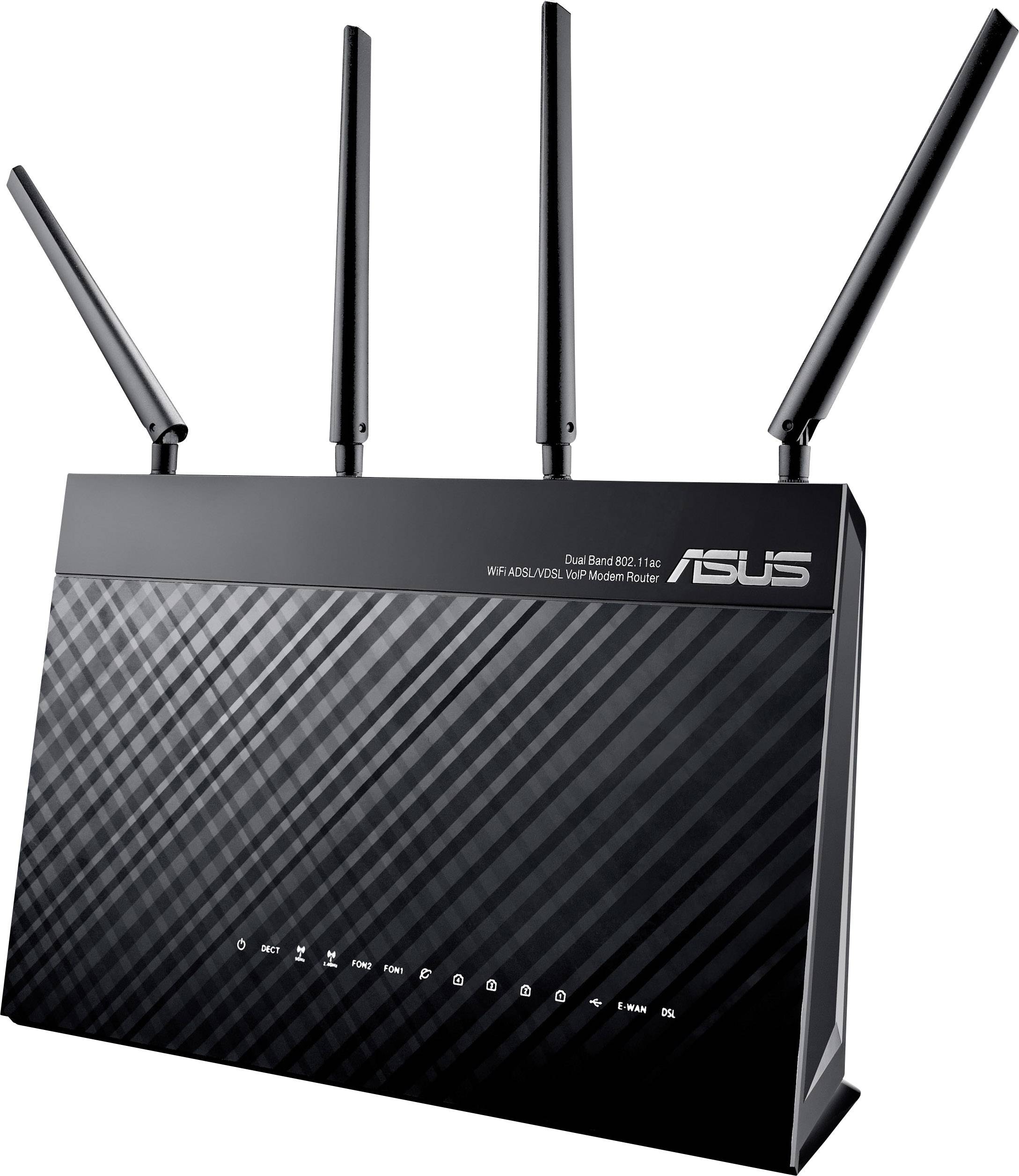 Asus DSL-AC87VG WLAN Router mit Modem Integriertes Modem: VDSL, ADSL2+, ADSL 2.4GHz, 5GHz 2.4 GBit/s