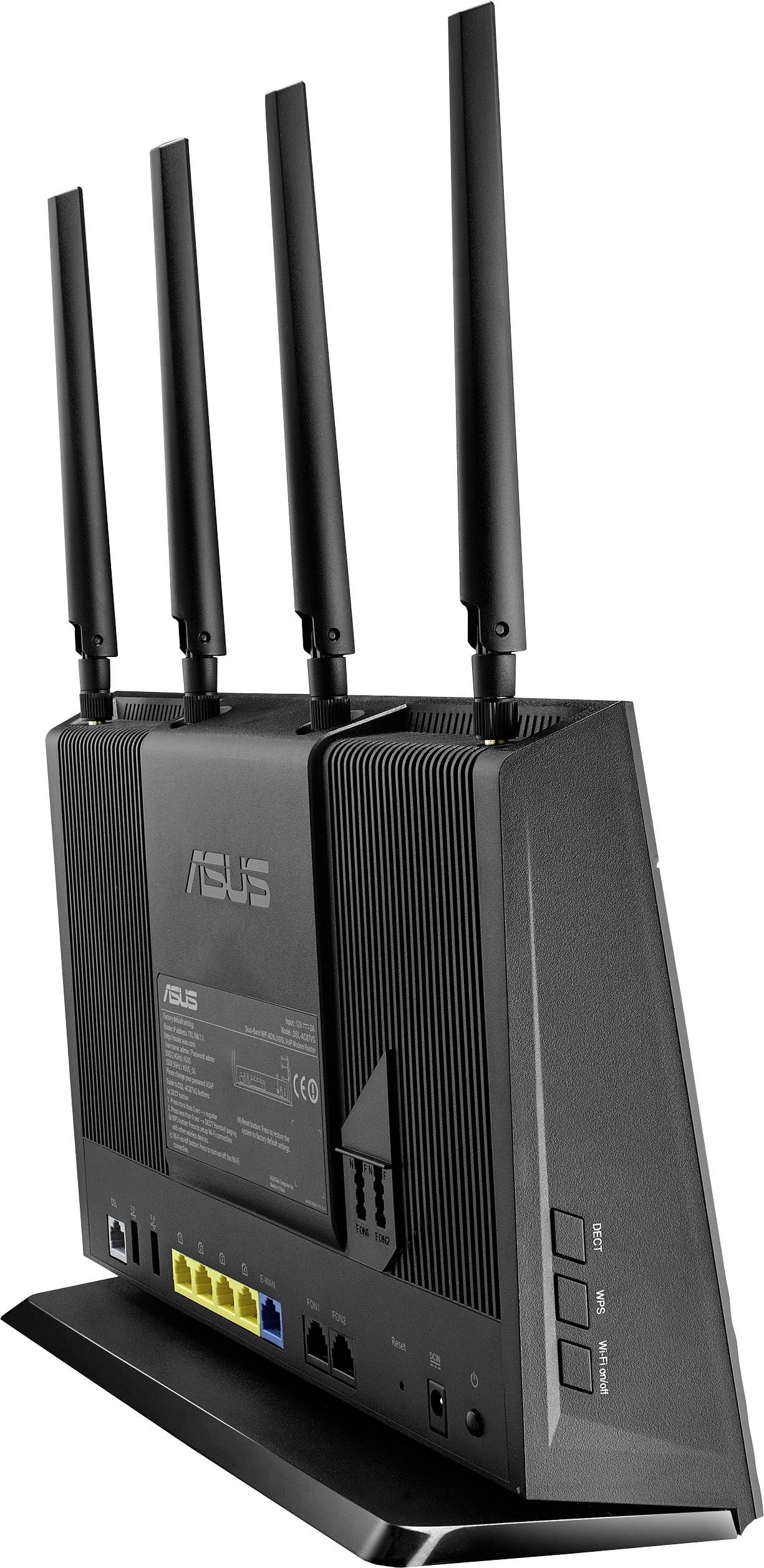 Asus DSL-AC87VG WLAN Router mit Modem Integriertes Modem: VDSL, ADSL2+, ADSL 2.4GHz, 5GHz 2.4 GBit/s