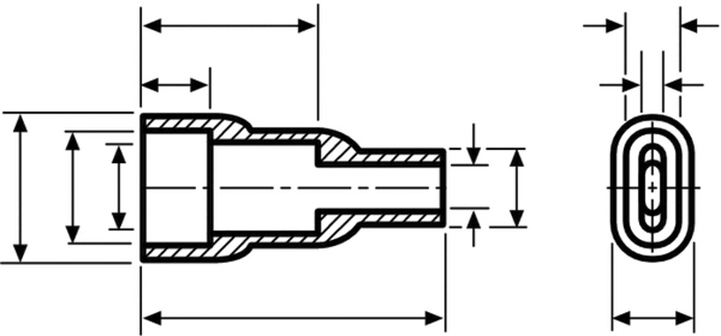 HellermannTyton HV4820 PVC NA 2000 Schutzkappe Klemm-Ø (max.) 6mm PVC Transparent