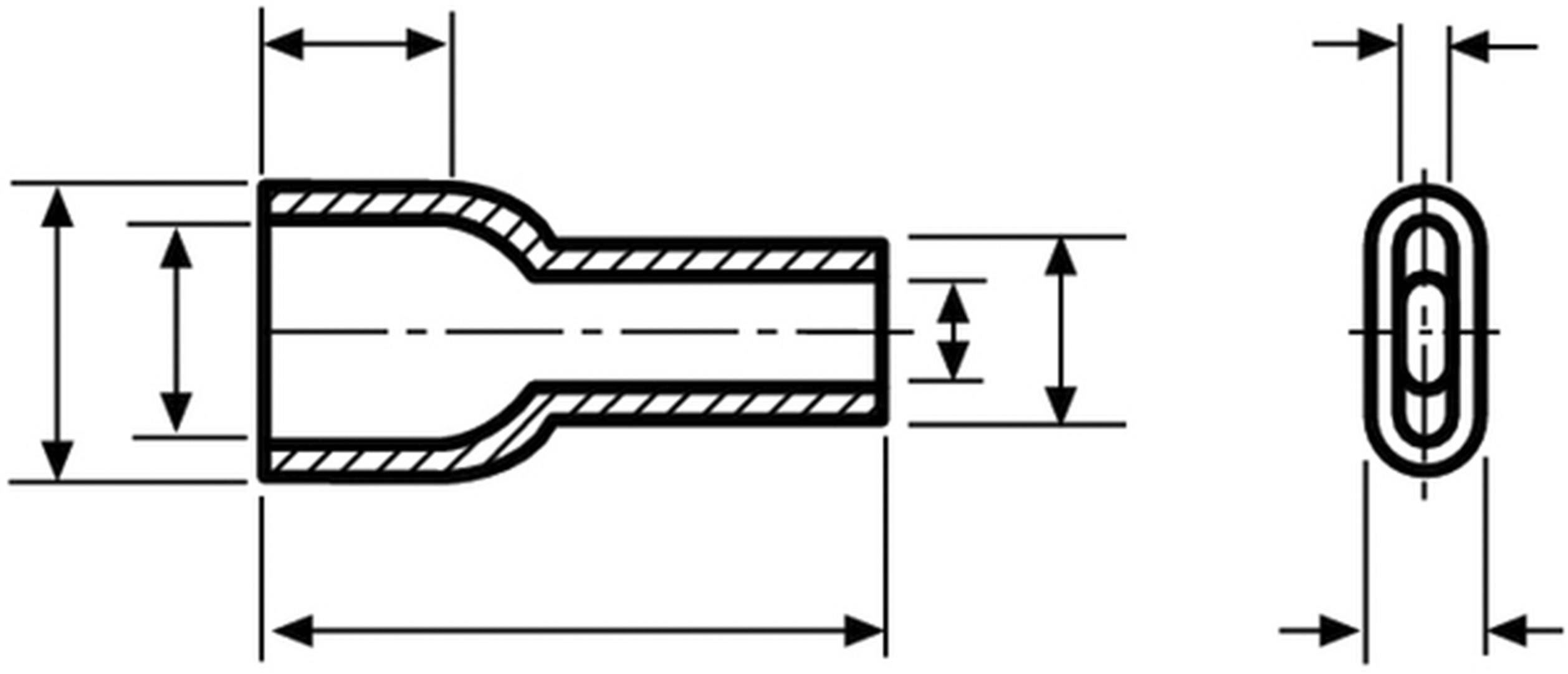 HellermannTyton HV4824 PVC-FR BK 2000 Schutzkappe Klemm-Ø (max.) 8 mm PVC Schwarz 1 St.