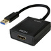 LogiLink UA0233 USB / HDMI Adapter [1x USB 3.2 Gen 1 Stecker A (USB 3.0) - 1x HDMI-Buchse] Schwarz