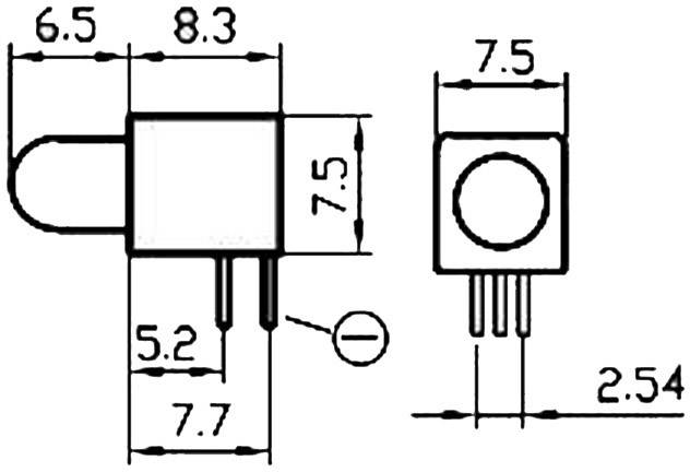 Signal Construct DWNE50122 LED-Baustein 1fach Rot, Grün (B x H x T) 7 x 7.5 x 8.3 mm
