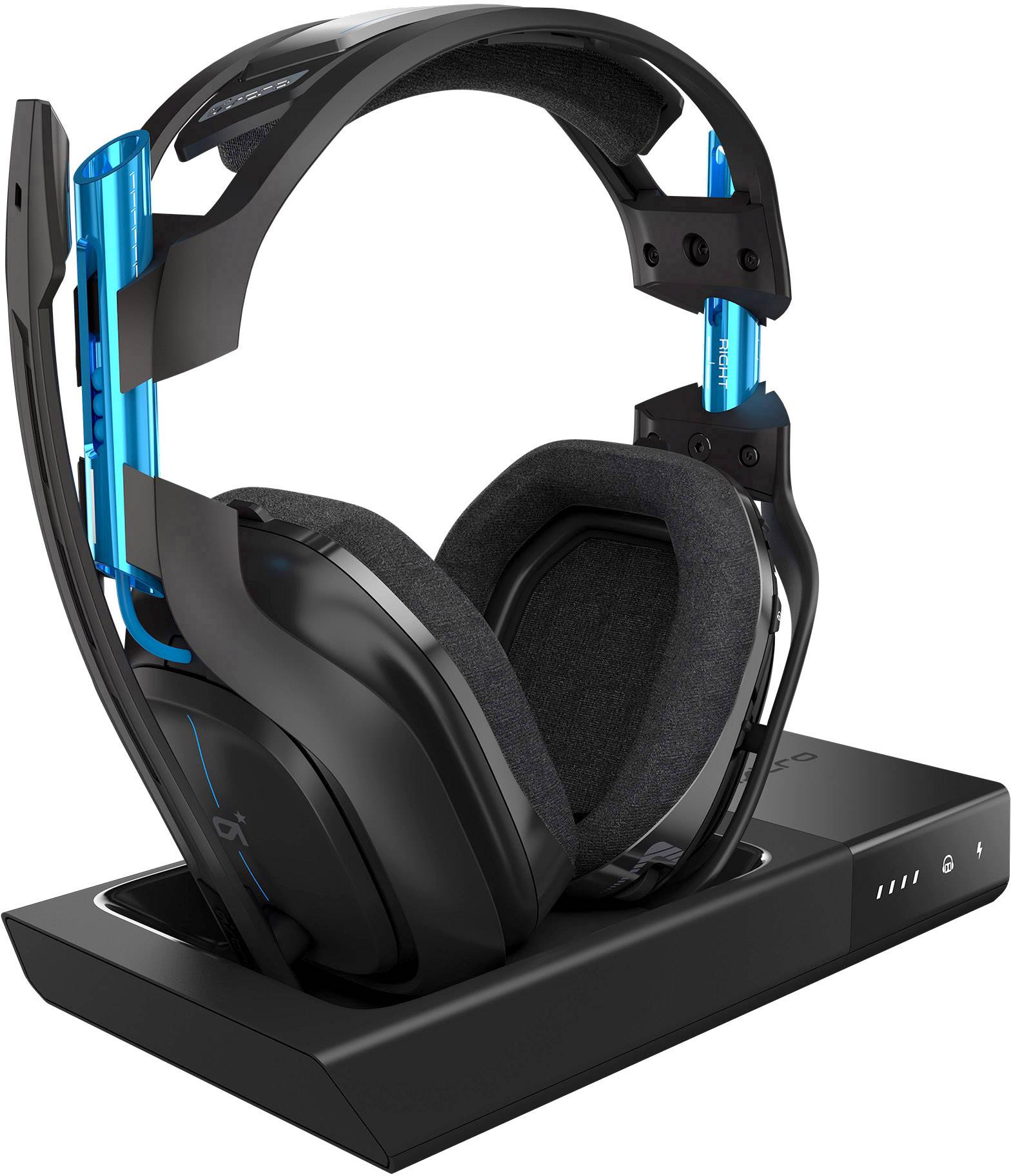 Astro A50 Gaming Headset schnurlos Over Ear Schwarz, Blau