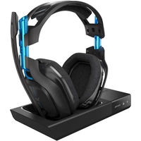 Astro A50 Gaming Headset schnurlos Over Ear Schwarz, Blau Astro A50 Gaming Headset schnurlos Over Ear Schwarz, Blau