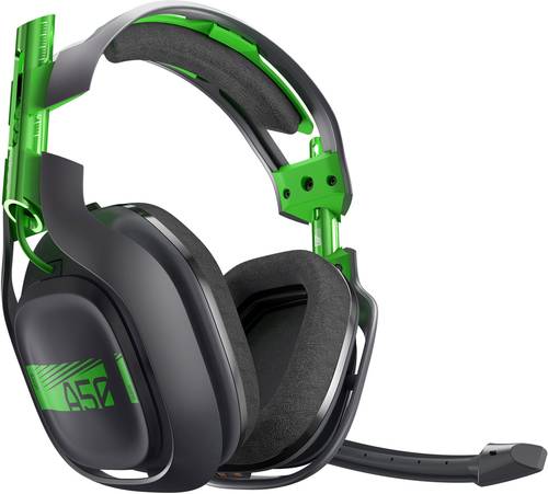 Astro A50 Gaming Headset schnurlos Over Ear Schwarz, Grün