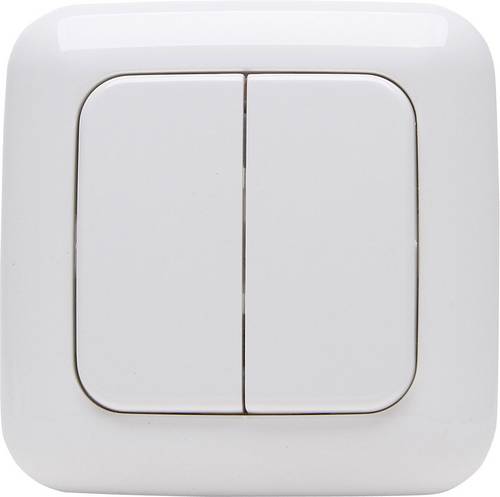 Kopp STANDARD 2/4 Free Control 4-Kanal Wandschalter Alpinweiß