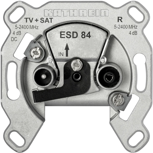 Kathrein ESD 85 Antennendose SAT, TV, UKW Unterputz Einzelanschlussdose Kathrein ESD 85 Antennendose SAT, TV, UKW Unterputz Einzelanschlussdose