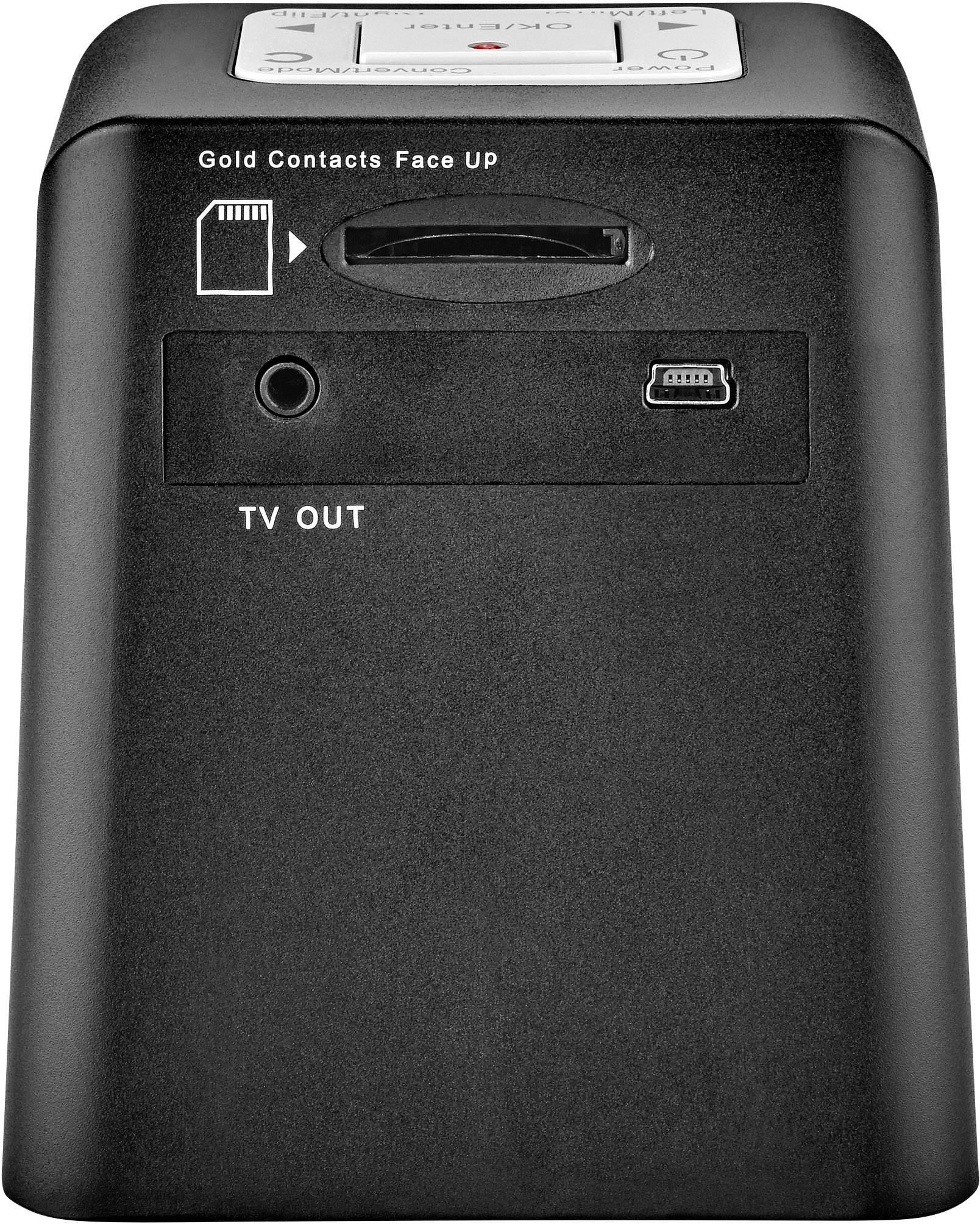 Renkforce DS100-5M Diascanner, Negativscanner Digitalisierung ohne PC, Display, Speicherkarten-Steckplatz, TV-Ausgang