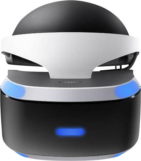 Sony PS4 VR INKL. CAMERA & VR-WORLD Schwarz, Weiß Virtual Reality Brille mit integriertem Soundsystem