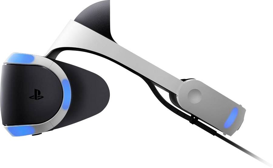 Sony PS4 VR INKL. CAMERA & VR-WORLD Schwarz, Weiß Virtual Reality Brille mit integriertem Soundsystem