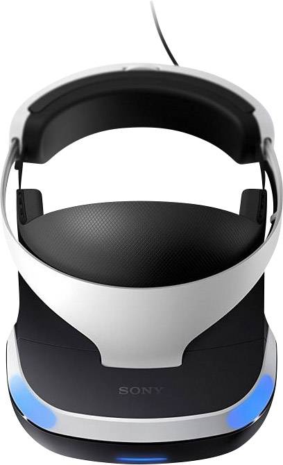 Sony PS4 VR INKL. CAMERA & VR-WORLD Schwarz, Weiß Virtual Reality Brille mit integriertem Soundsystem