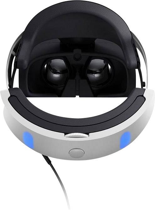 Sony PS4 VR INKL. CAMERA & VR-WORLD Schwarz, Weiß Virtual Reality Brille mit integriertem Soundsystem