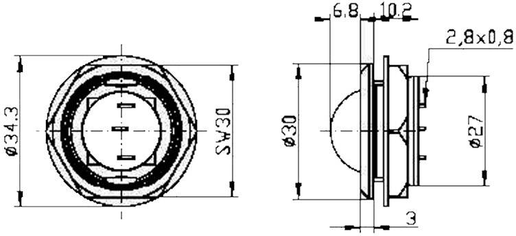 Signal Construct LDC20722 LED-Signalleuchte Ultragrün 12 V/DC, 12 V/AC 350 mcd