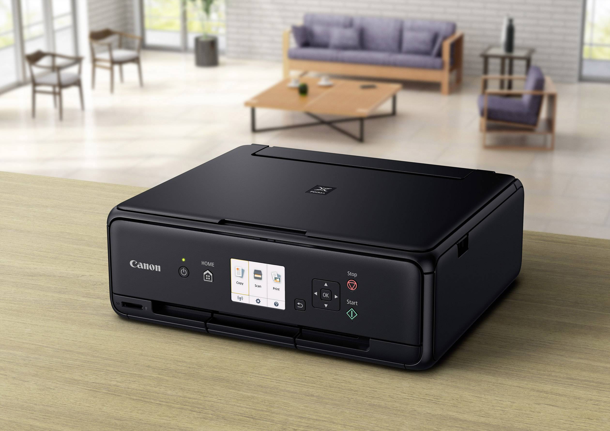 Canon PIXMA TS5050 Farb Tintenstrahl Multifunktionsdrucker A4 Drucker, Scanner, Kopierer WLAN, Duplex