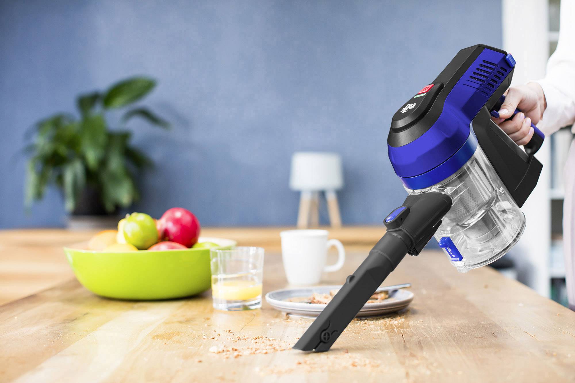 Dirt Devil Cavalier Reach Akku-Handstaubsauger 21.6V Zyklon-Technik, inkl. Turbobürste