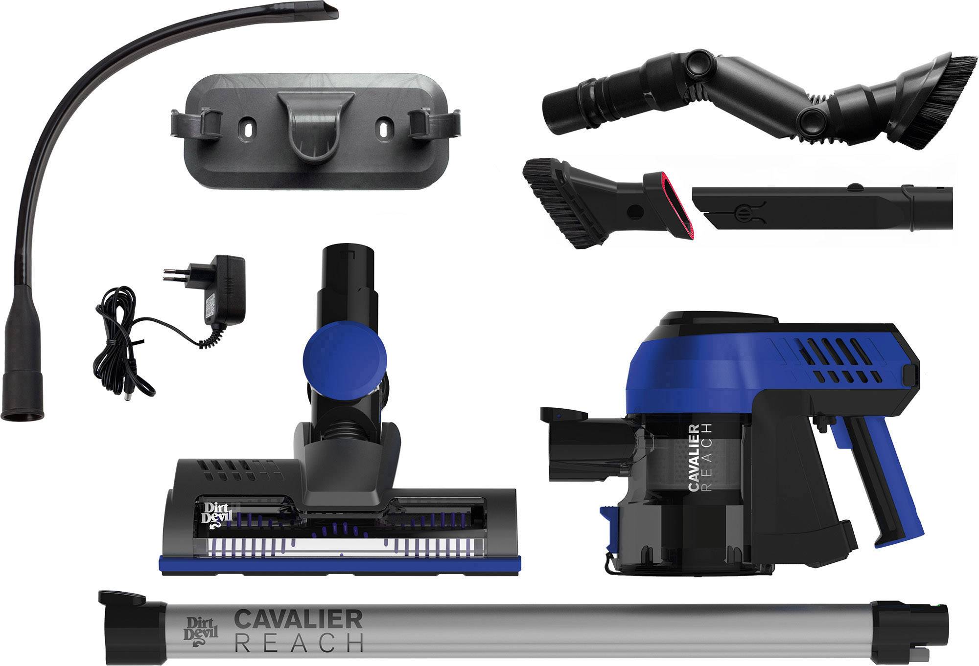 Dirt Devil Cavalier Reach Akku-Handstaubsauger 21.6V Zyklon-Technik, inkl. Turbobürste