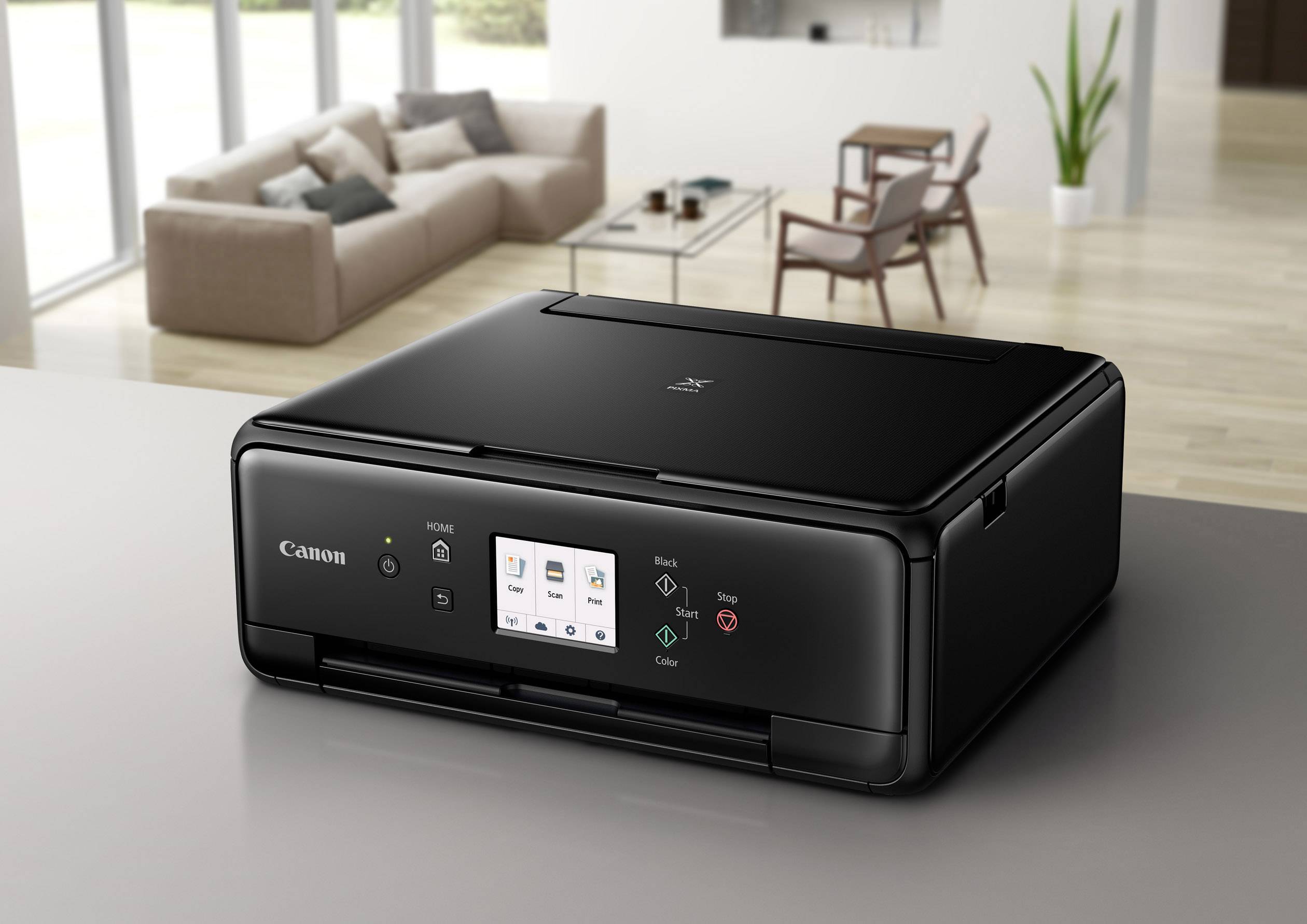 Canon PIXMA TS6050 Multifunktionsdrucker Tintenstrahl Farbe A4 Drucker, Scanner, Kopierer WLAN, Duplex