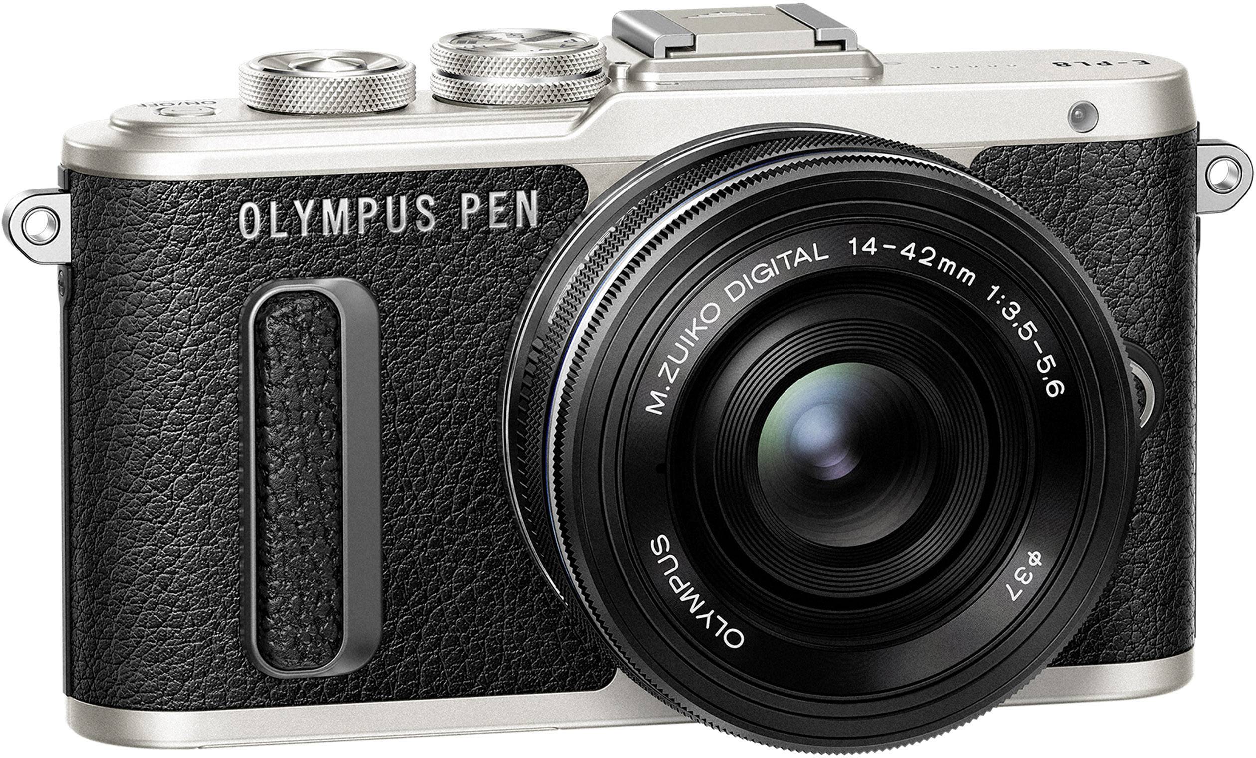Olympus -PL8 Systemkamera M 14-42mm inkl. Akku 17.2 Mio. Pixel Schwarz WiFi