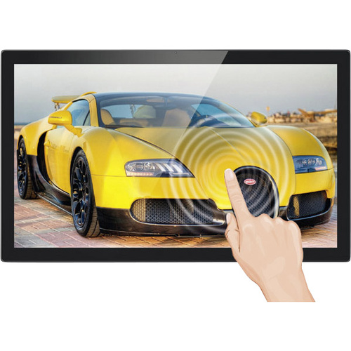 Braun Phototechnik All-In-One Frame Android Touch Digitaler Bilderrahmen 61cm 24 Zoll 1920 x 1080 Pixel 16GB Schwarz