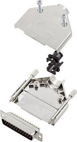 Encitech DTPK-M-25-DBP-K 6355-0030-03 D-SUB Stiftleisten-Set 180 ° Polzahl: 25 Lötkelch 1 Set