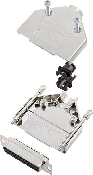 Encitech DTPK-M-25-DBS-K 6355-0030-13 D-SUB Buchsenleisten-Set 180° Polzahl: 25 Lötkelch 1 Set