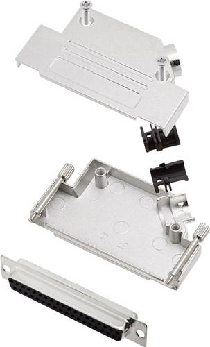 D45ZK37-DMS-K 6355-0003-34 D-SUB Buchsenleisten-Set 45° Polzahl: 37 Lötkelch 1 Set