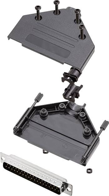 Encitech DTPK-P-37-DBP-K 6355-0032-04 D-SUB Stiftleisten-Set 180° Polzahl: 37 Lötkelch 1 Set