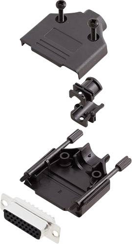 Encitech DTPK-P-15-HDS26-K 6355-0053-12 D-SUB Buchsenleisten-Set 180° Polzahl: 26 Lötkelch 1 Set