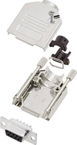 Encitech DTCK09-DBS-K 6355-0061-11 D-SUB Buchsenleisten-Set 180° Polzahl: 9 Lötkelch 1 Set