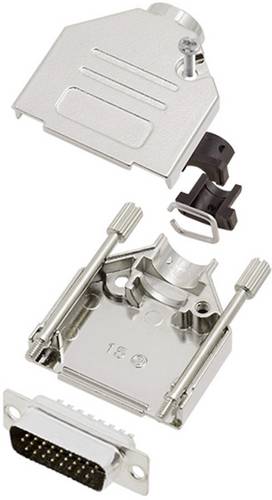 Encitech DTCK15-HDP26-K 6355-0062-02 D-SUB Stiftleisten-Set 180 ° Polzahl: 26 Lötkelch 1 Set
