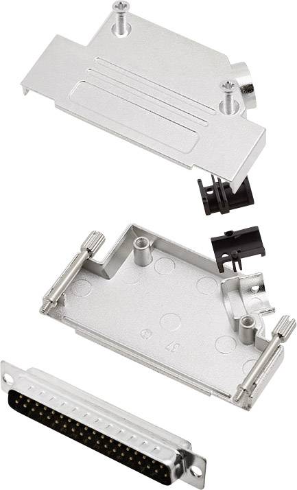 Encitech D45ZK37-DBP-K 6355-0003-04 D-SUB Stiftleisten-Set 45 ° Polzahl: 37 Lötkelch 1 Set
