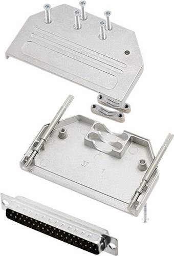 DTZI37-DMP-K 6355-0077-24 D-SUB Stiftleisten-Set 180° Polzahl: 37 Lötkelch 1 Set