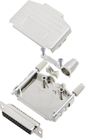 Encitech DPPK25-M-DBS-K 6355-0004-13 D-SUB Buchsenleisten-Set 180° Polzahl: 25 Lötkelch 1 Set