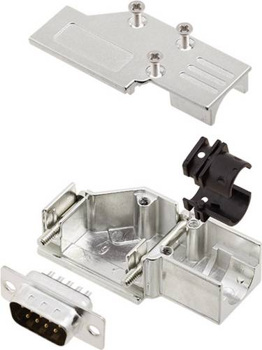 Encitech DCMR-FK-09-DBP-K 6355-0065-01 D-SUB Stiftleisten-Set 90 ° Polzahl: 9 Lötkelch 1 Set