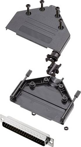 Encitech DTPK-P-37-DMP-K 6355-0033-04 D-SUB Stiftleisten-Set 180 ° Polzahl: 37 Lötkelch 1 Set