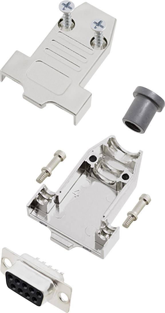 Encitech DTNT09-M-DBS-K 6355-0070-21 D-SUB Buchsenleisten-Set 180° Polzahl: 9 Lötkelch 1 Set