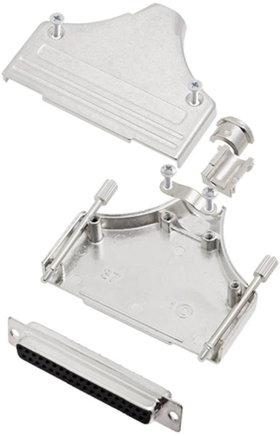 Encitech MHDM-37-DBS-K 6355-0005-14 D-SUB Buchsenleisten-Set 180° Polzahl: 37 Lötkelch 1 Set