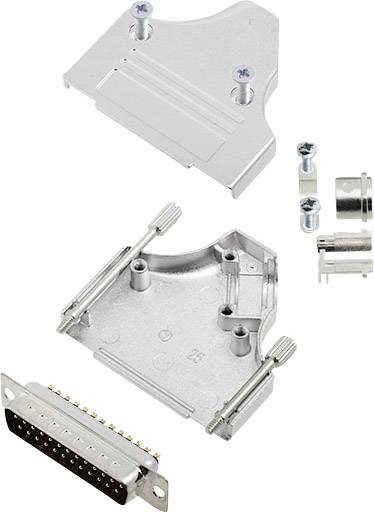 Encitech MHDM35-25-DBP-K 6355-0007-03 D-SUB Stiftleisten-Set 180° Polzahl: 25 Lötkelch 1 Set
